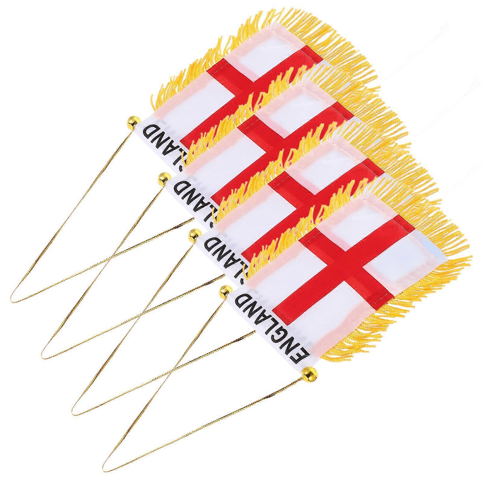 Car Hanging Flags England Window Mini Flag for Rearview Mirror 20Pcs