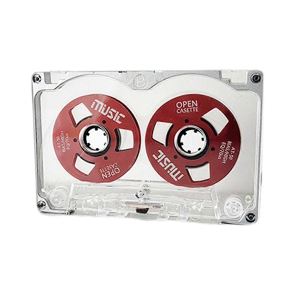 50 Minute Retro Blank Tape Disk Double-Sided Metal Small Open Disk