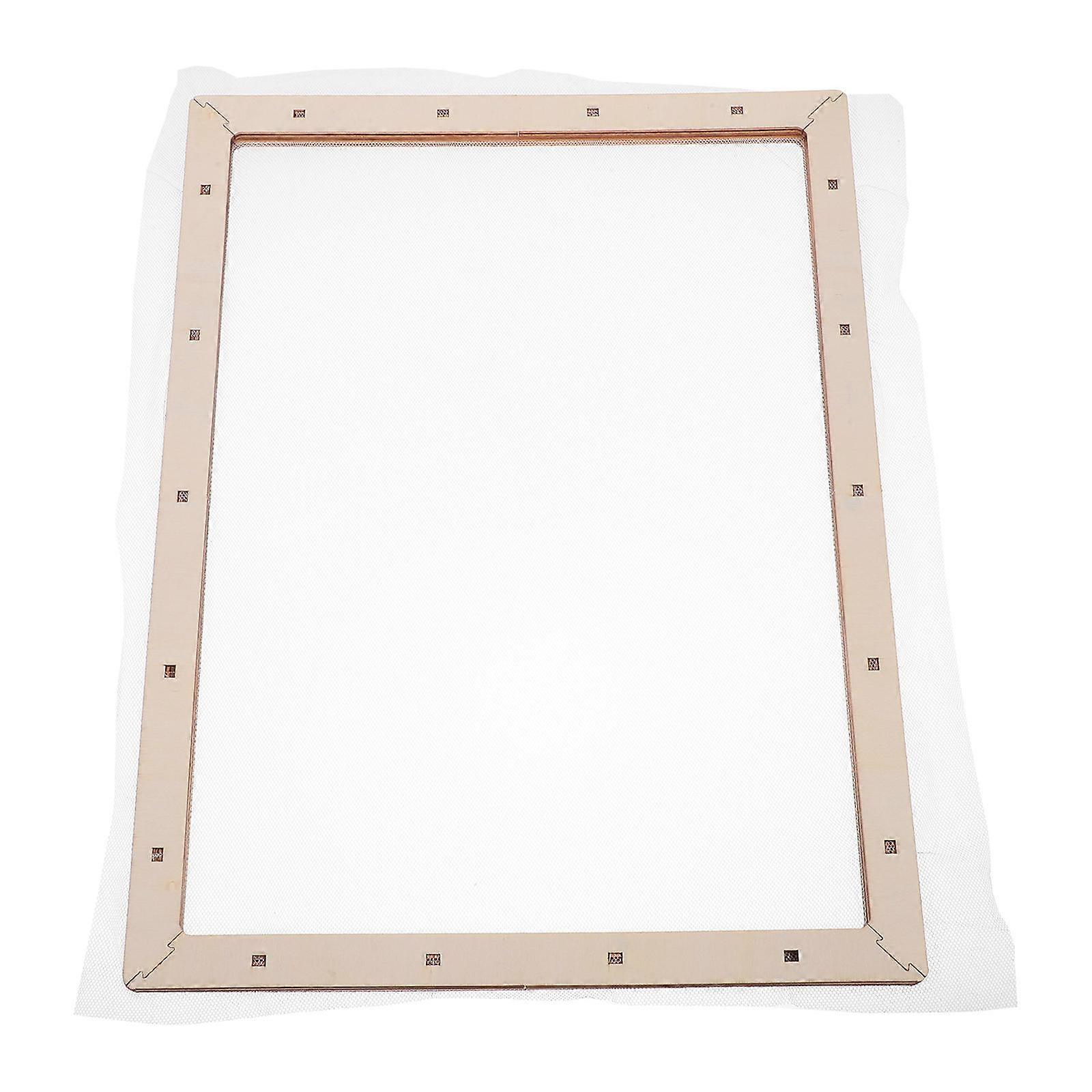 Papermaking Mold Frame Wooden Deckle Mold for Papermaking DIY Projects