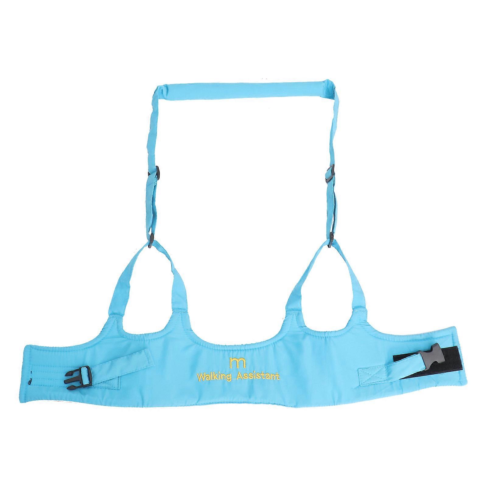 Baby Walker Harness Handheld Protective Belt for Safe Assistant 1 Set Blue