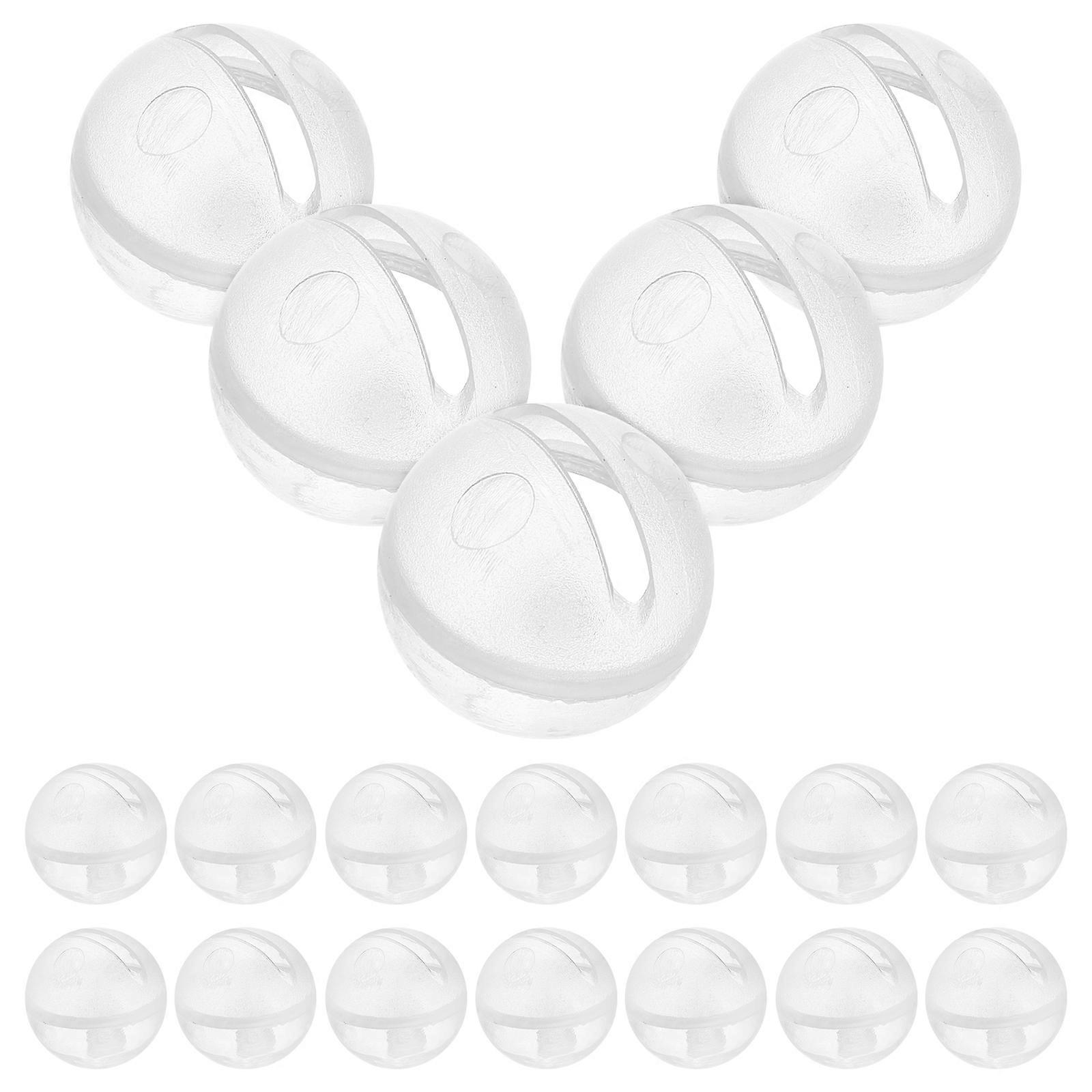 Clear Plastic Rattle Box Insert for Noise Maker Toys 30Pcs for Home