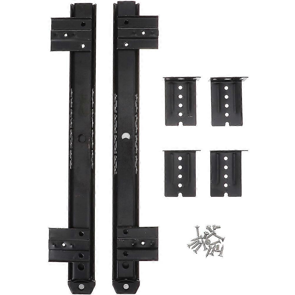 1 Pair Keyboard Slide Steel Replacement Guide Rail Side Mount Drawer Slide