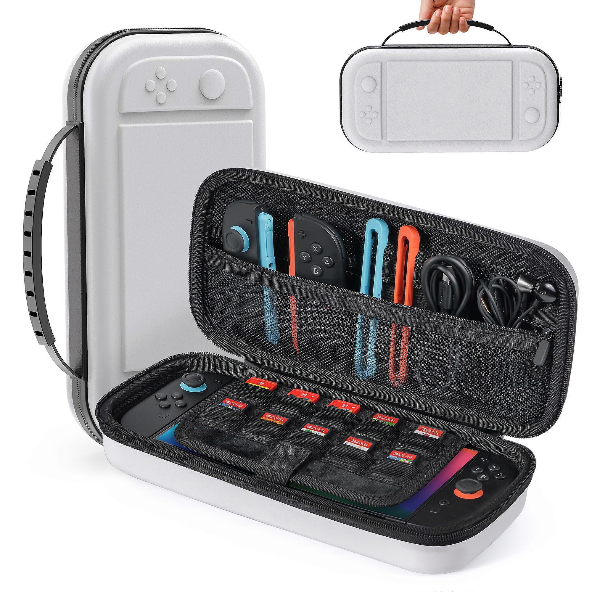 PU Carrying Bag Game Card Storage Bag Accessories for Switch 2 1PCS White