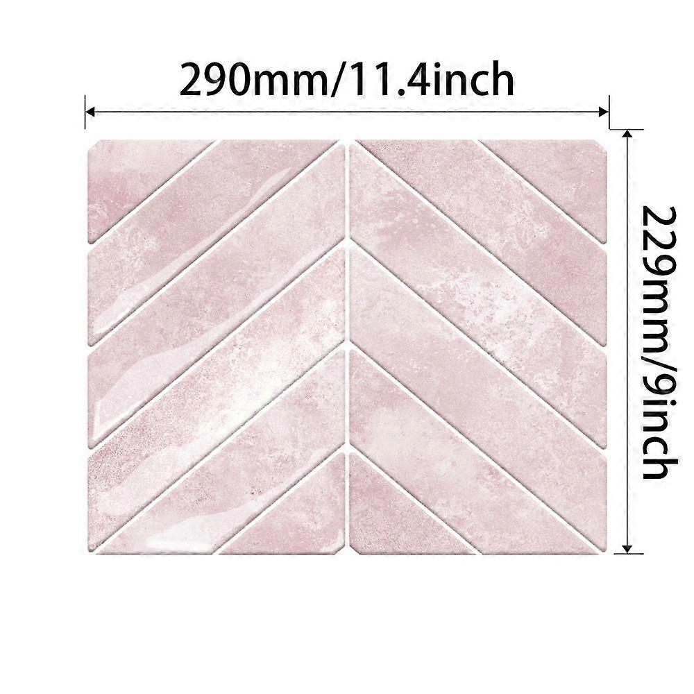 Waterproof Wallpaper Self-adhesive Stick Tile Durable Wall Tile  for Kitchen Bathroom