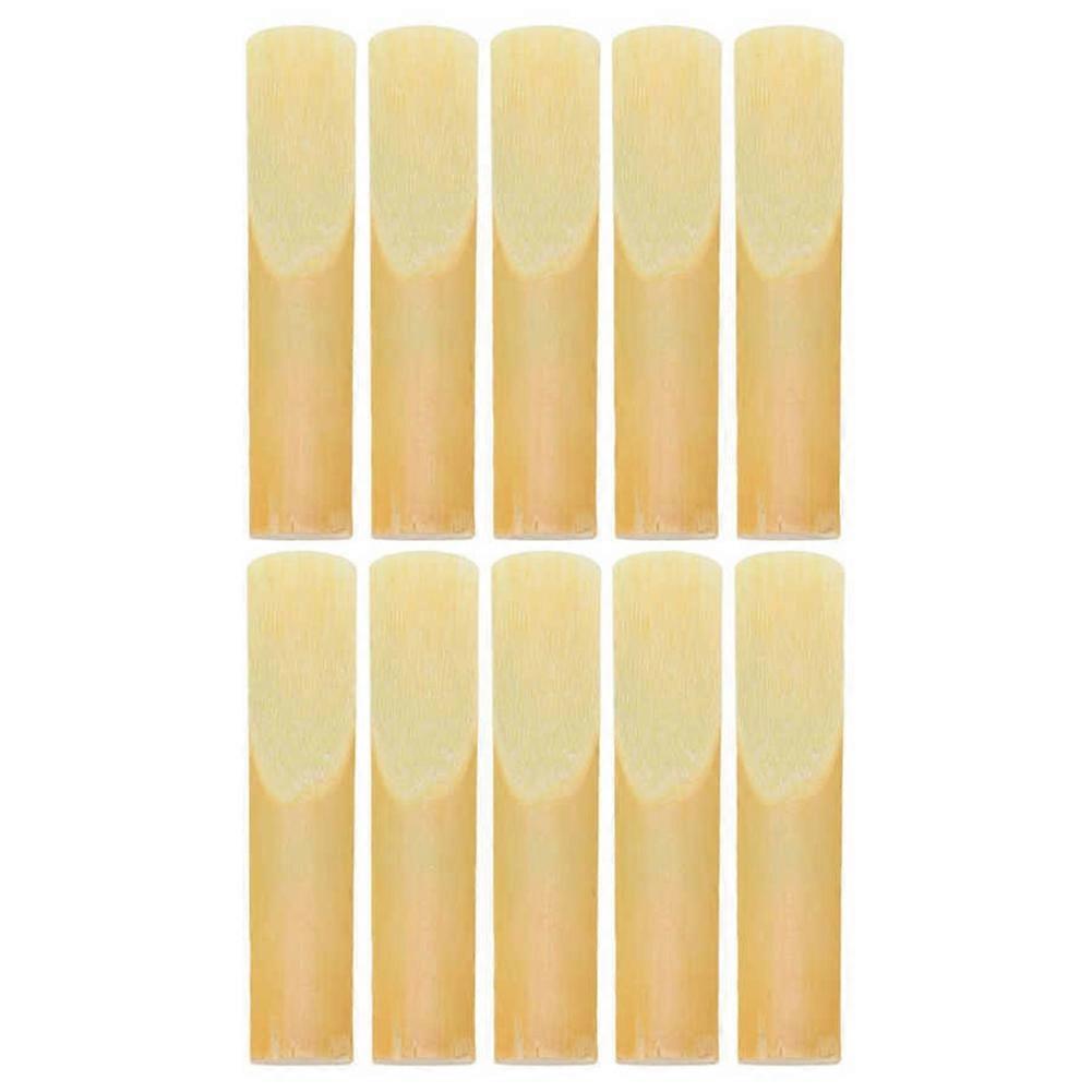 10pcs Bb Clarinet Reed Set with Transparent Case Available in Strengths 3.0 for Every Clarinetist