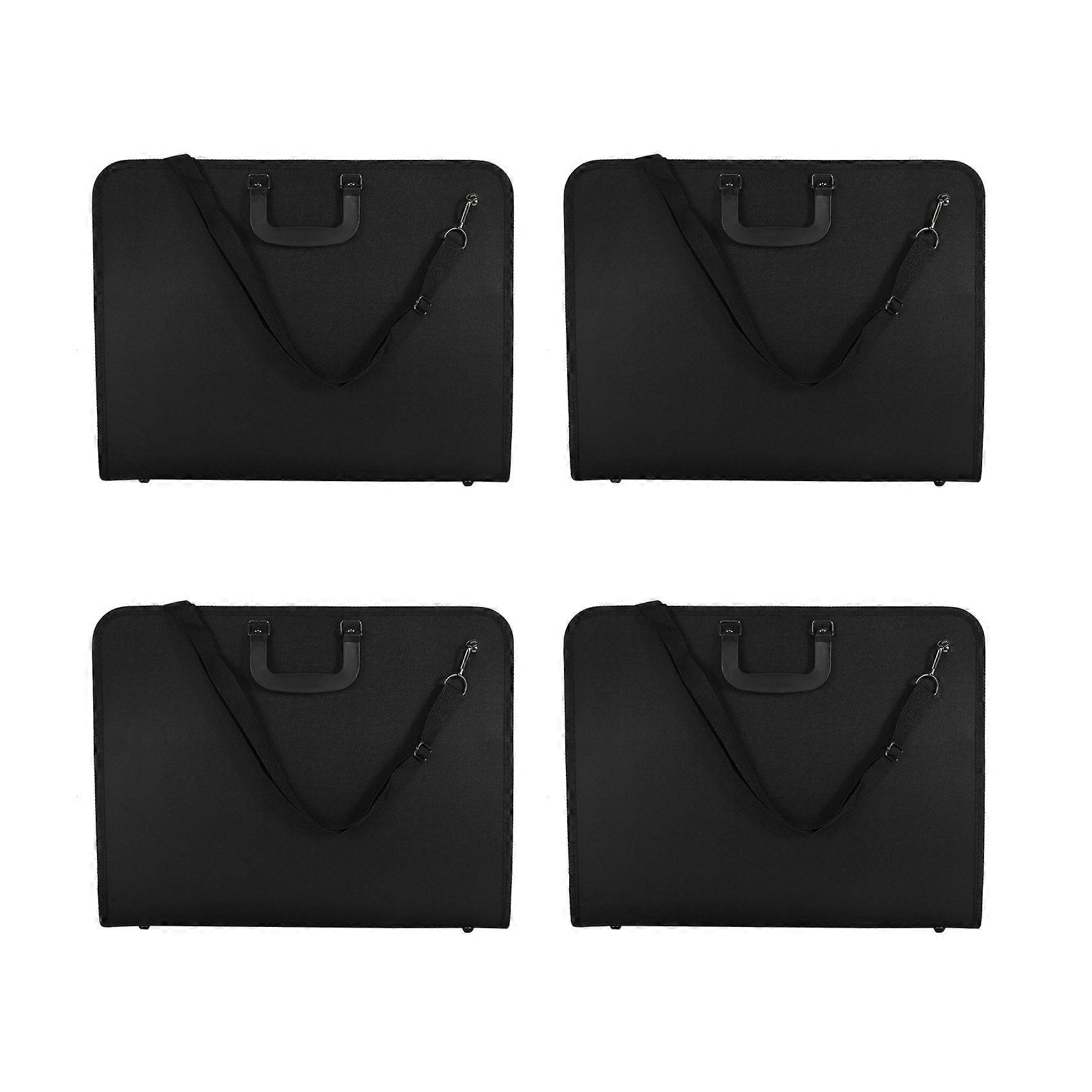 4X A3 Portfolio Expanding Folder File Organiser Office Document Carry Case