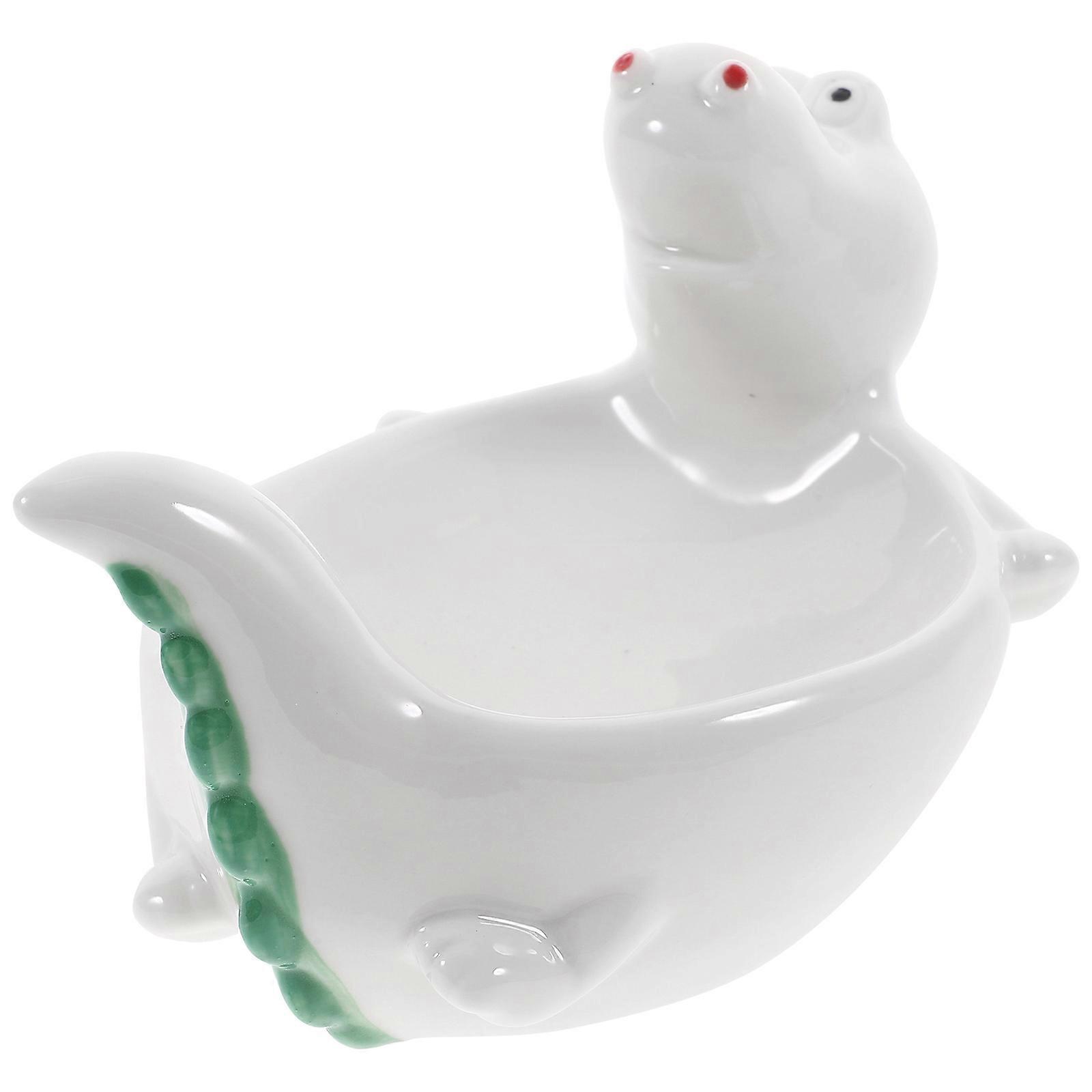 Ceramic Snack Serving Dish for Desktop Sauce Dipping Bowl