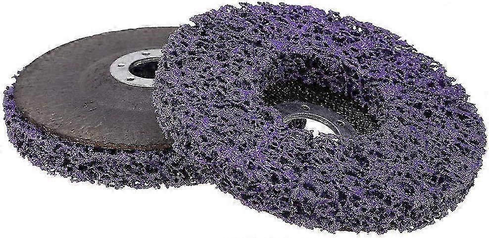 2-Pack Purple Nylon Cleaning Discs for Angle Grinder 26s