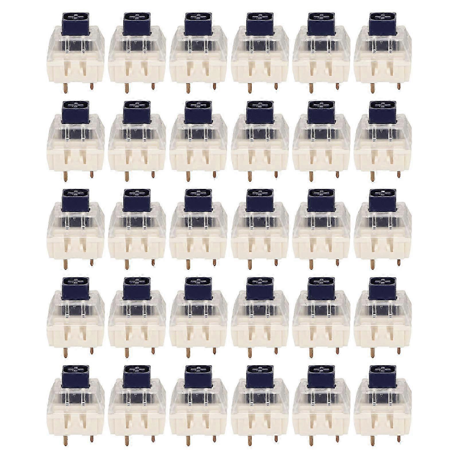30pcs Mechanical Switches Waterproof Backlight DIY Keyboard Switch for Customizing Keyboards 25-26