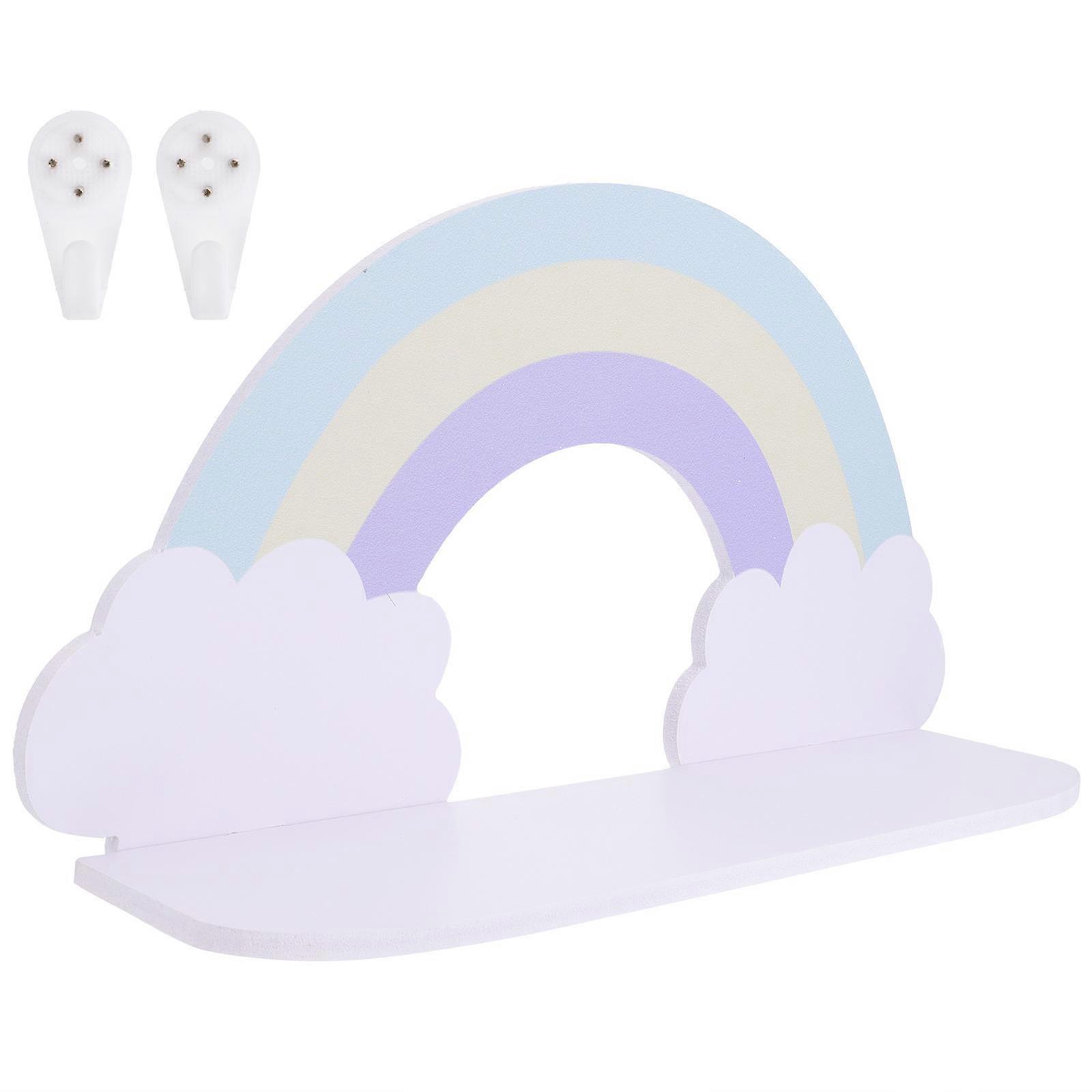 Colored Clouds Design Storage Rack for Home Use Wall Hanging 1Pcs