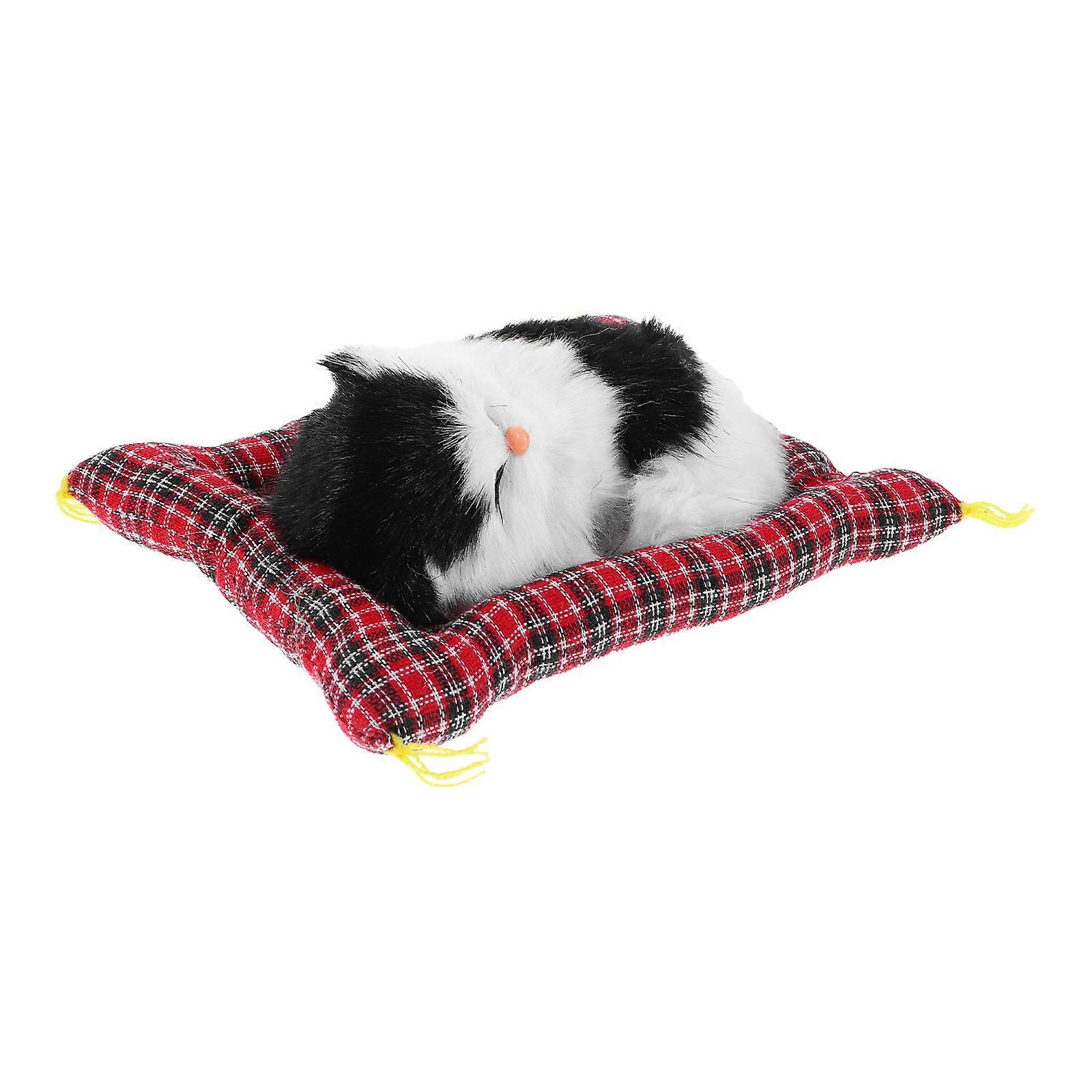 Interactive Meowing Cat Figurine for Home Decoration