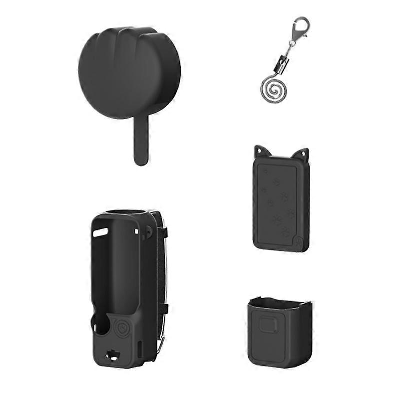 Silicone Case Protective Cover for DJI Osmo Pocket 3 1set Black