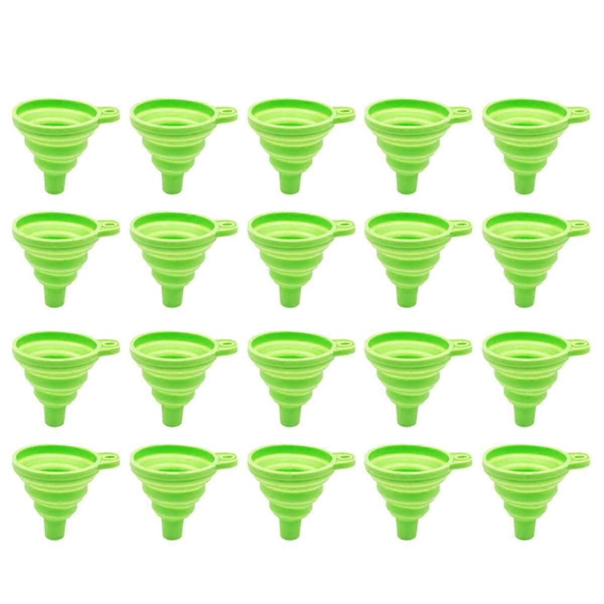 Portable Mini Retractable Silicone Folding Funnel -LL