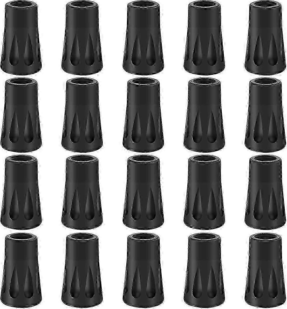 Erstatningsgummispisser for stavgangsstaver, 20 stk asfaltputer