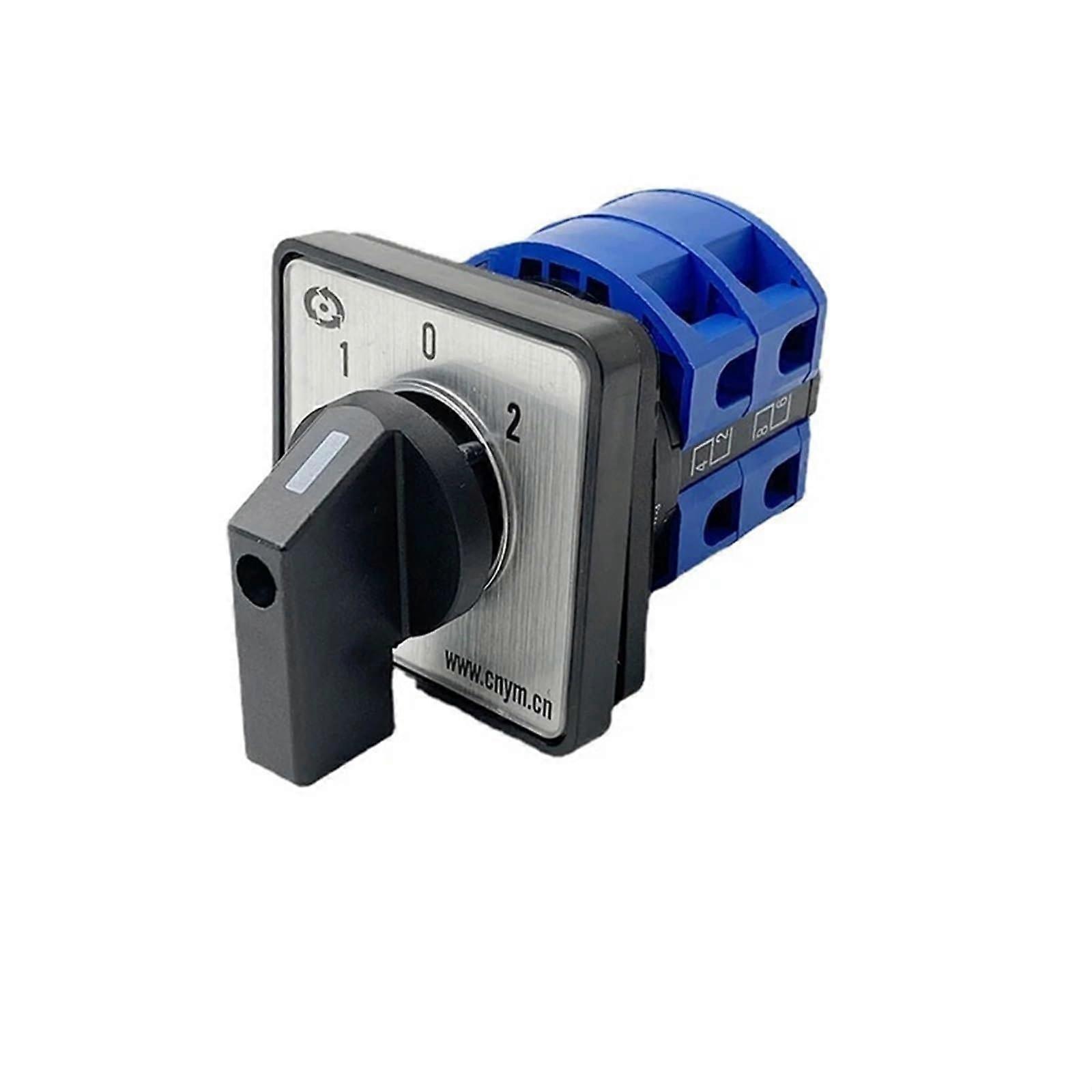 Rotary Cam Switch 2Pole 25A 102 Selector for Motor Control and Easy Circuit Conversion