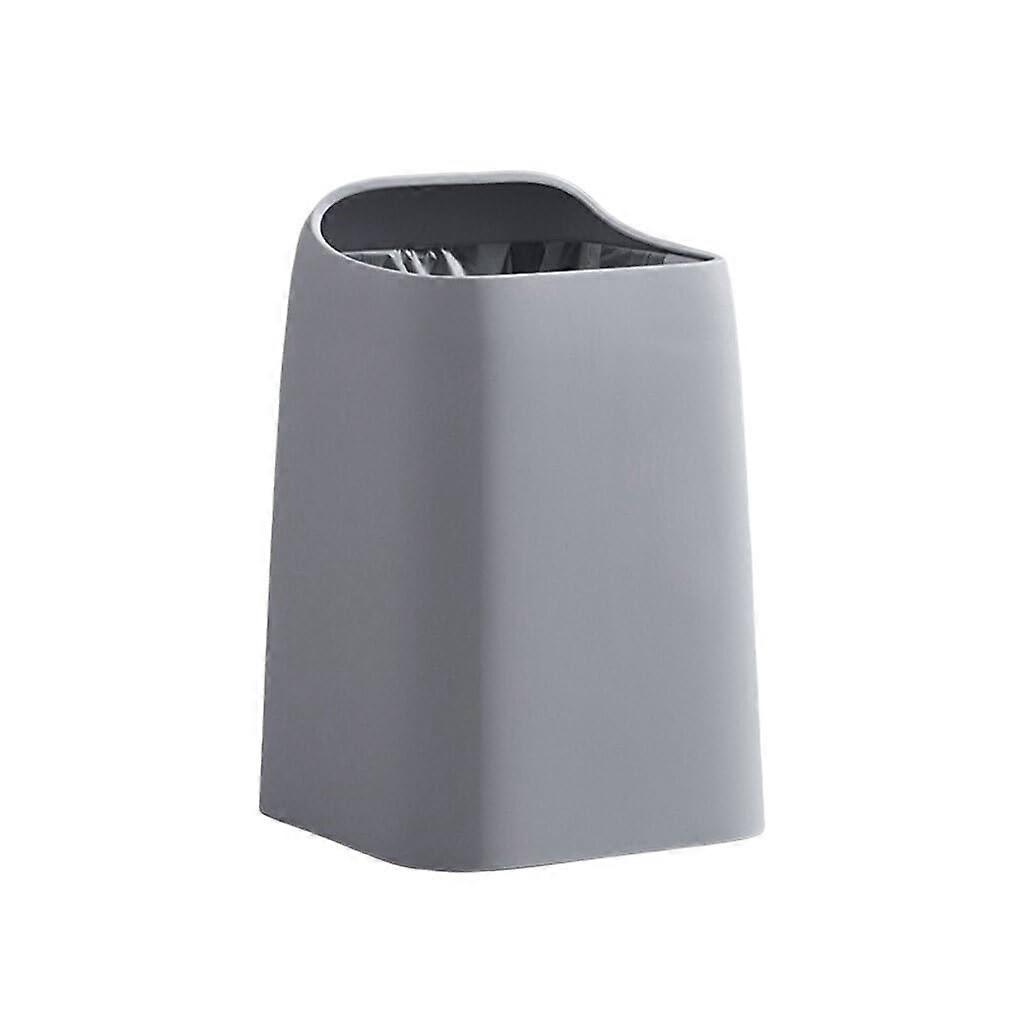 Plastic Trash Can 10L Large Capacity Double Layer Open  Waste Bin for Kitchen Bedroom Dorm
