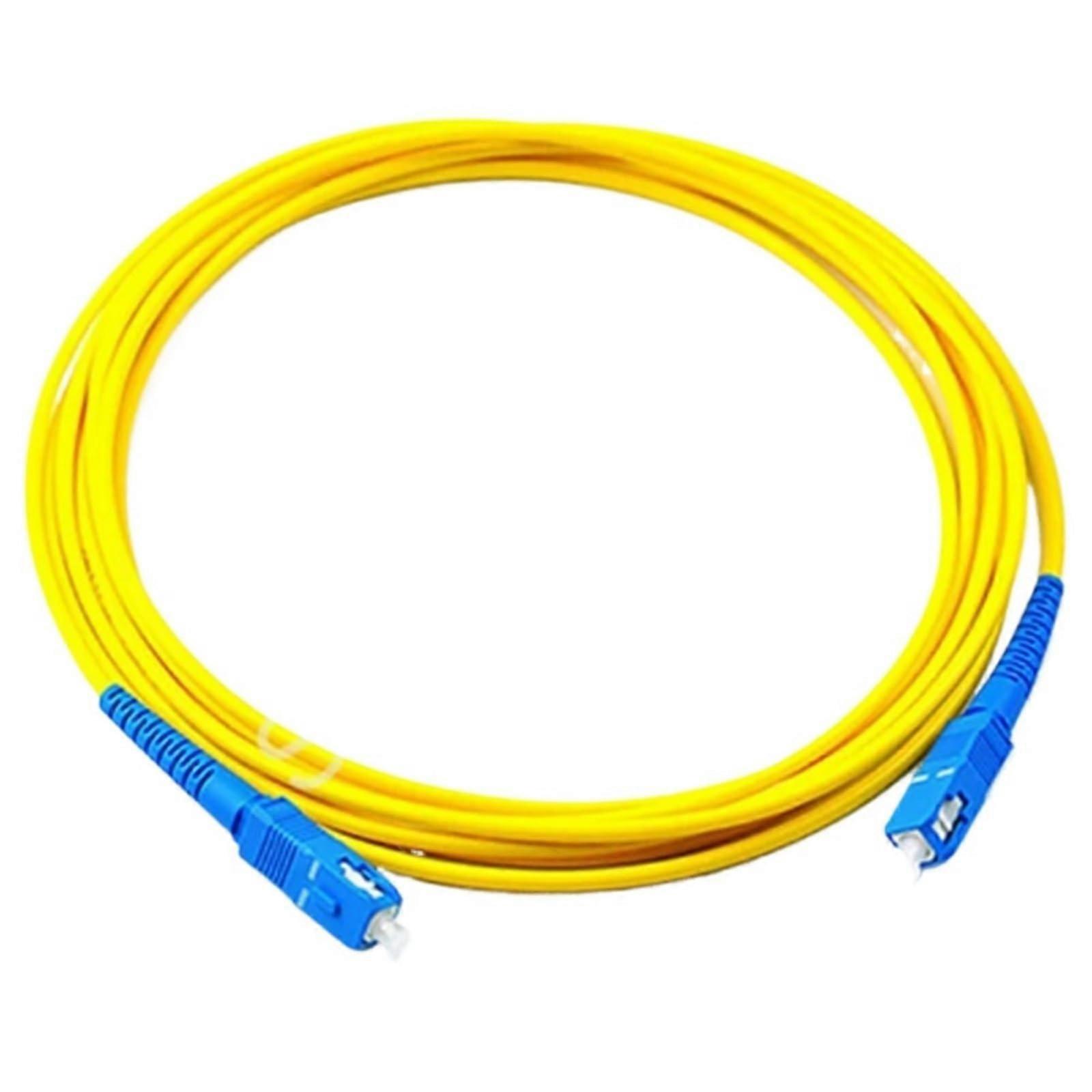 SC to SC UPC Singlemode Fiber Optic Patch Cable 2m Bend Insensitive LowLoss Data Cord 50pcs