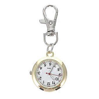 1pc Charming Fashion Pocket Watch with Simple Metal Decorative Hanging Hook