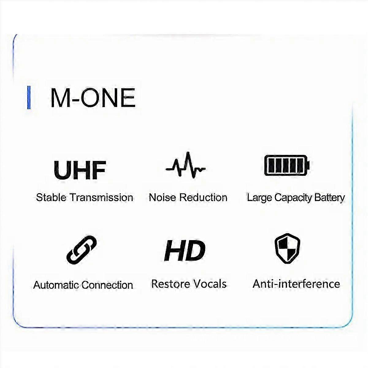 2X UHF Microphone Converter XLR Transmitter Receiver for Dynamic Microphone