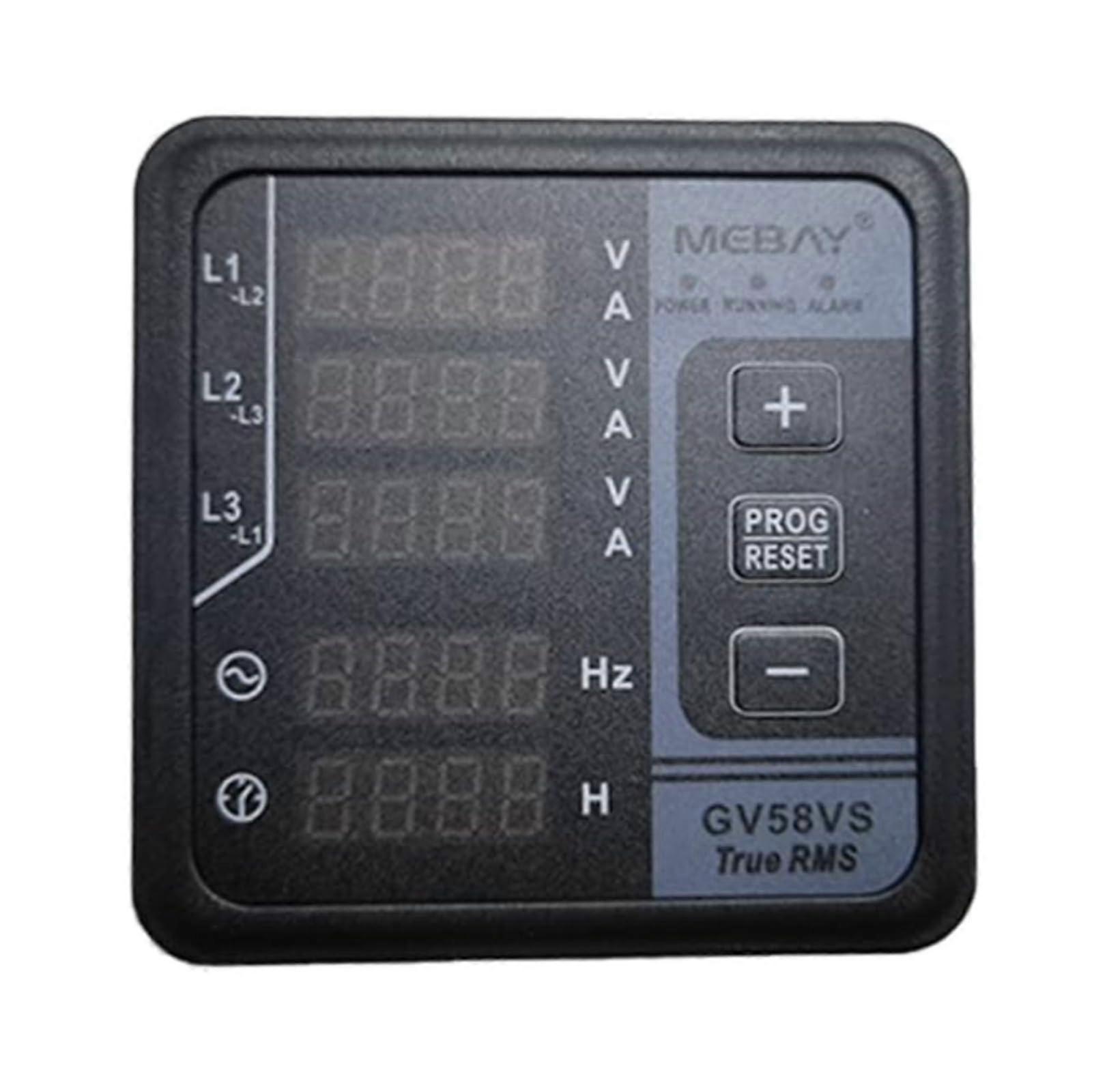 GV58VS Generator Controller Digital Meter for DC 836V Voltage and Current Testing Compact Design