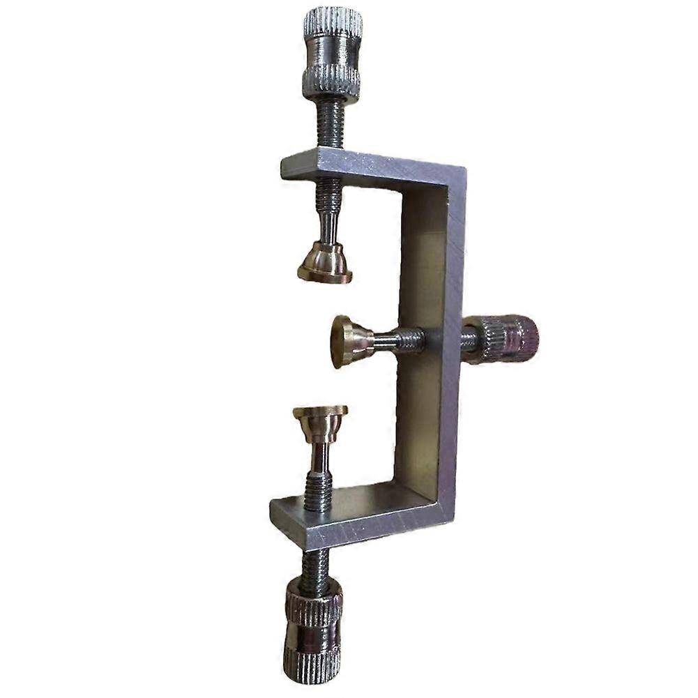 Cello Violin Bridge Fitting Tool Violin Metal Bridge Holder Compatible with Adjustable Luthier Tool