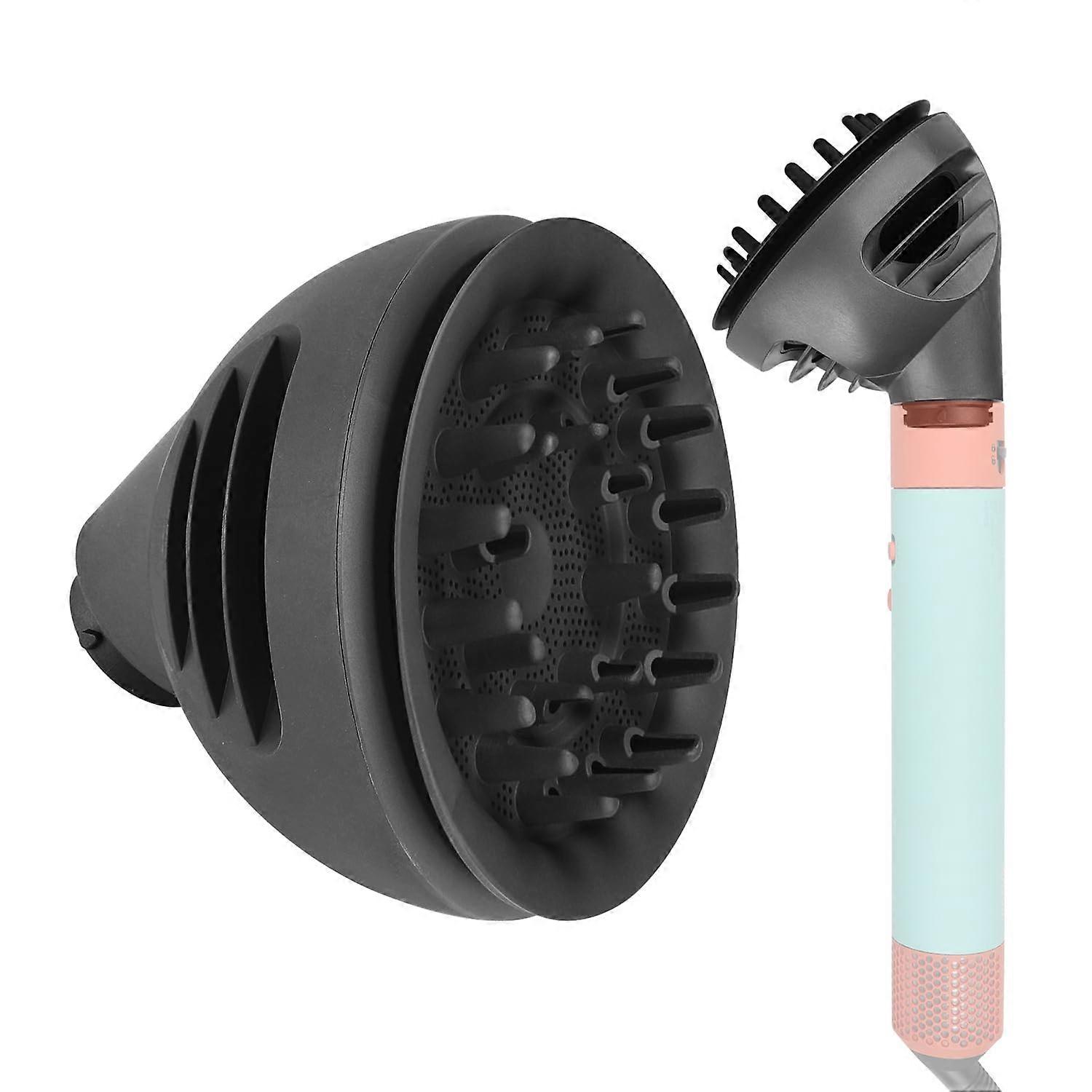 Diffuser Curling Attachment with Dual Styling Modes for Defined Curls and Waves Gray for Dyson Airwrap