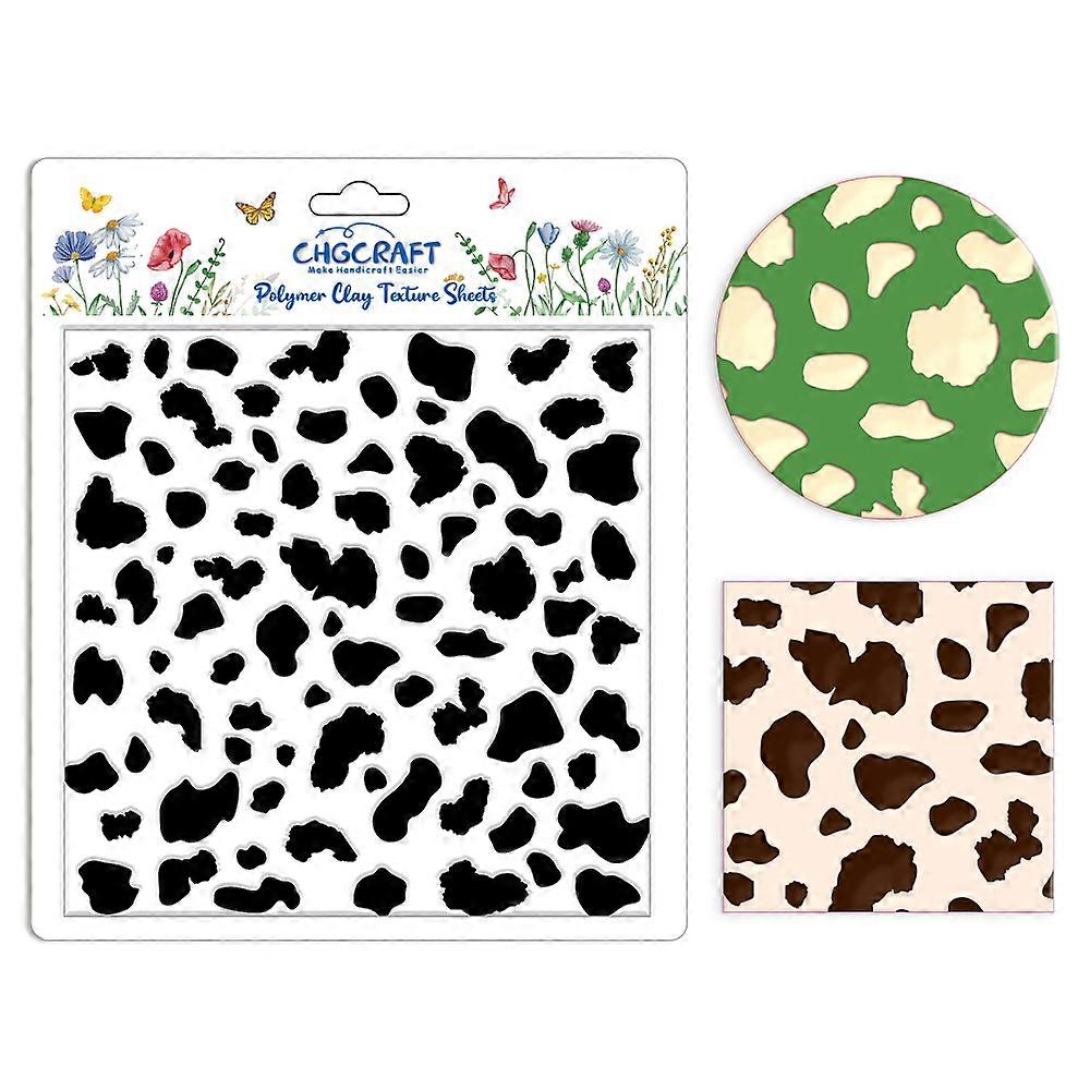 Silicone Clay Texture Mat Clay Modeling Pattern Pad Mixed Shapes 140x140x3mm