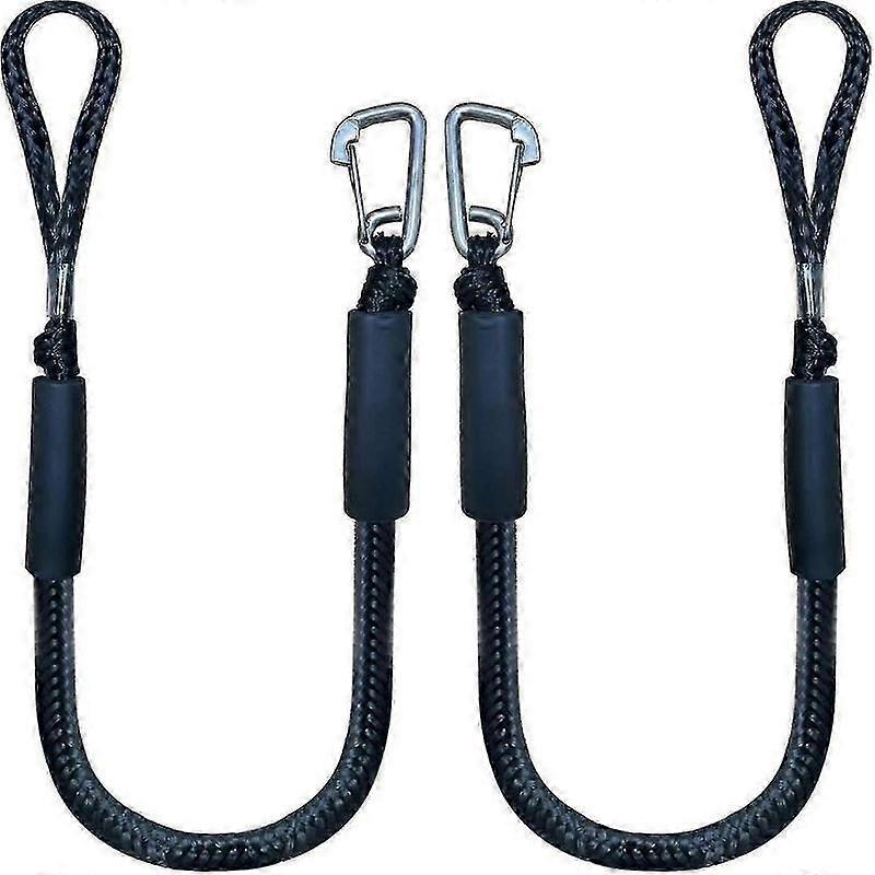 4ft 2pc Bungee Mooring Rope with Hook for Boat