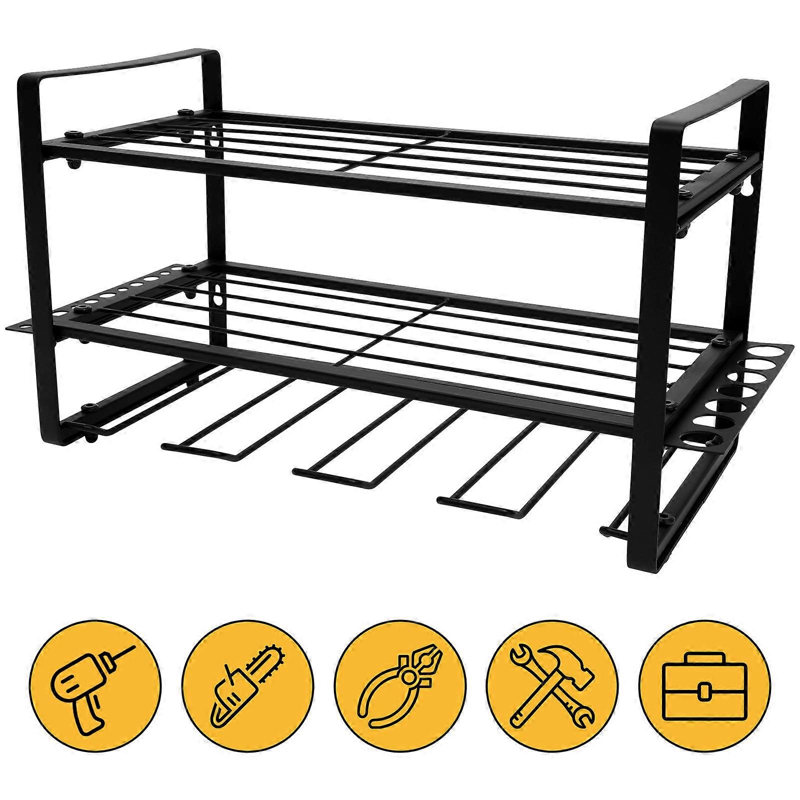 Black Screwdriver Storage Rack Tool Organizer for Storage