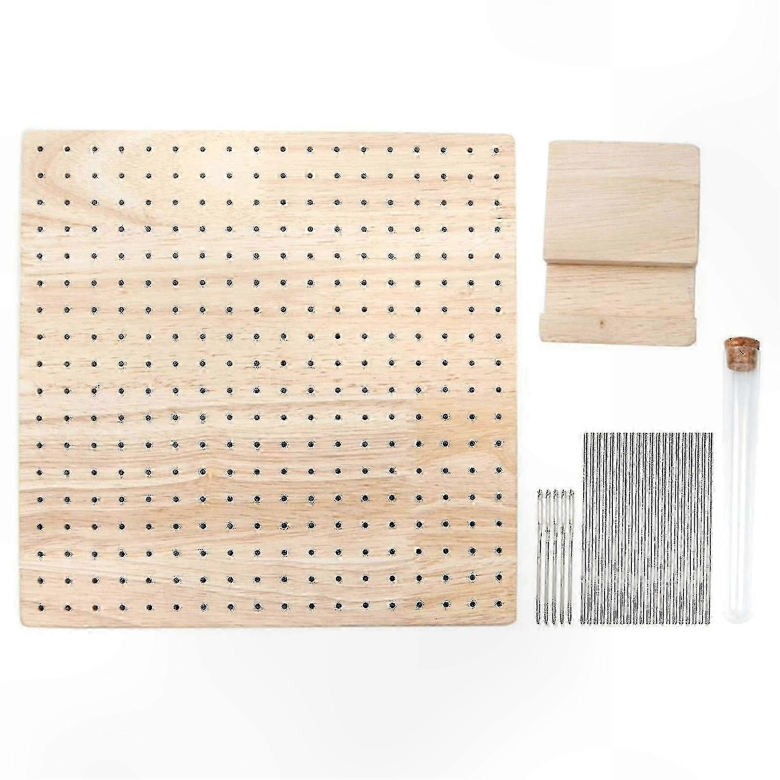 Knitting Mat with Rod Pins for Crochet and Blocking Projects