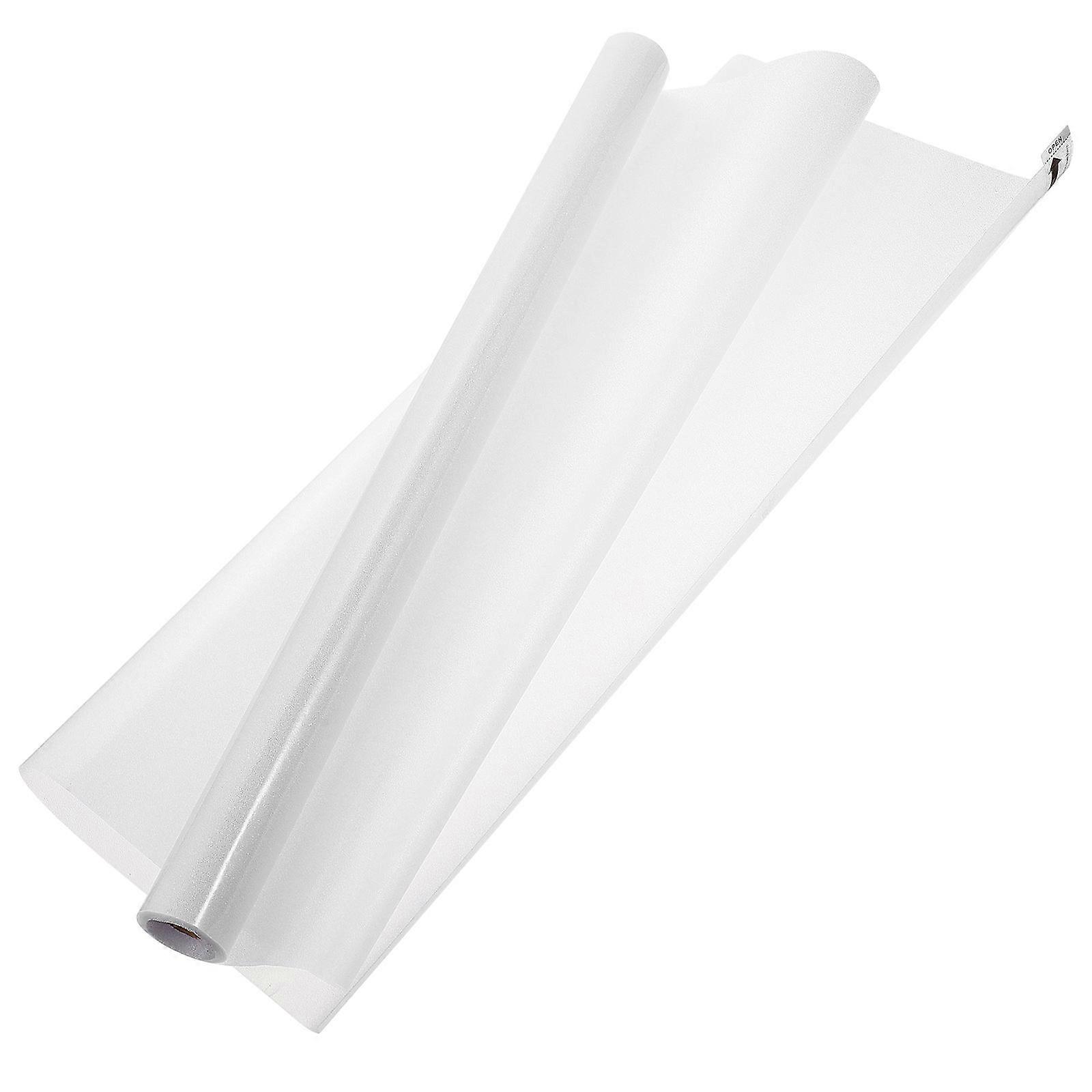 Privacy Protection Sticker Dust-proof For Office 200x45cm White Electrostatic Adhesion Technology 1Set