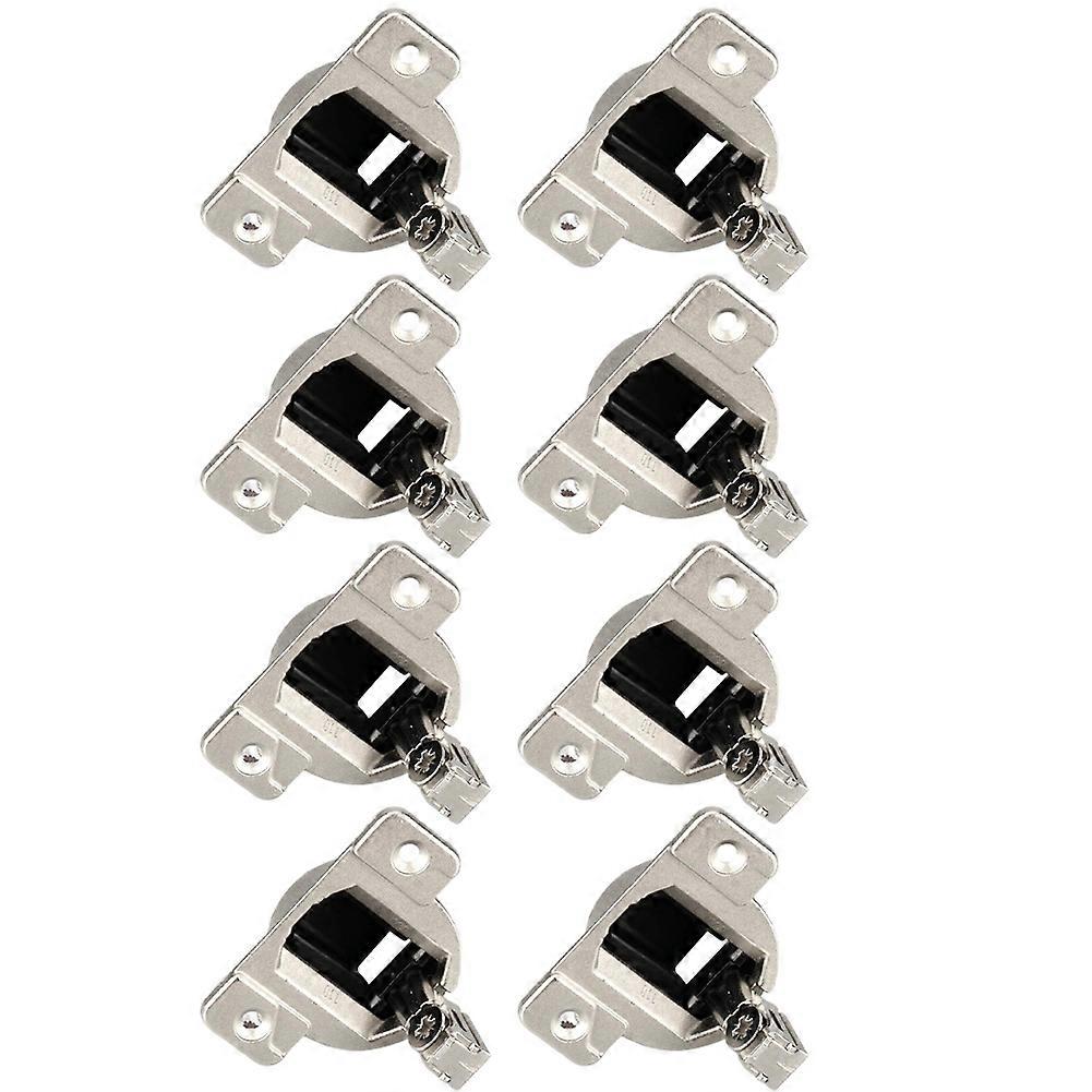 8pcs 110 Degree Screw-in Compact 33 Hinge Replacement, 8-Pack, Fits Various Models