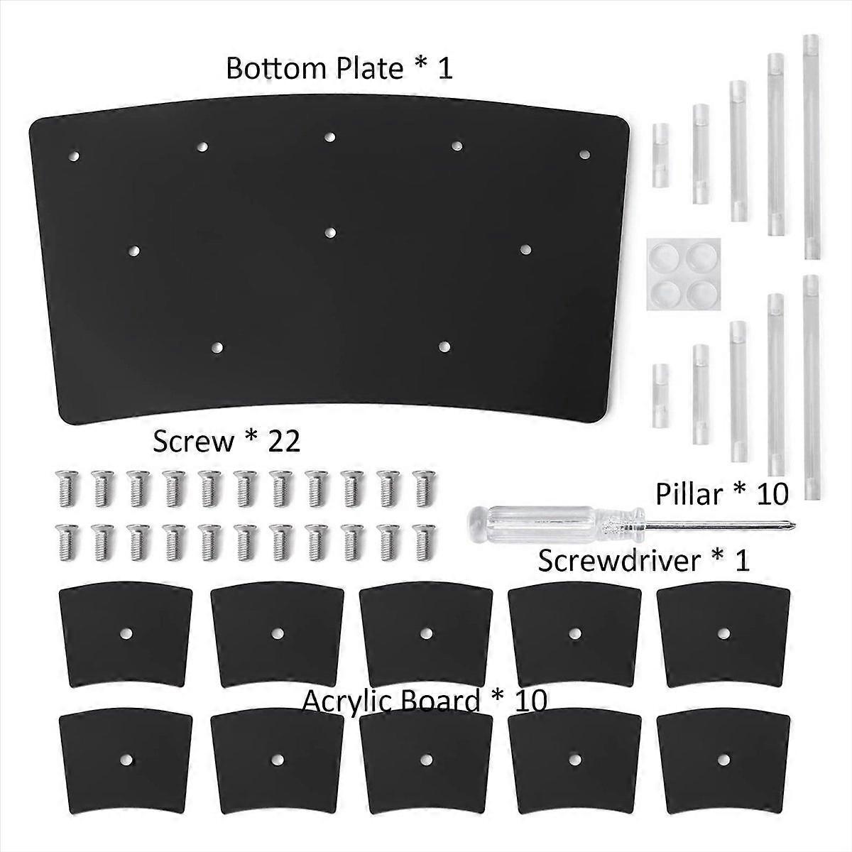 10 Tier Display Stand, Acrylic Riser Display Stand Perfume Holder