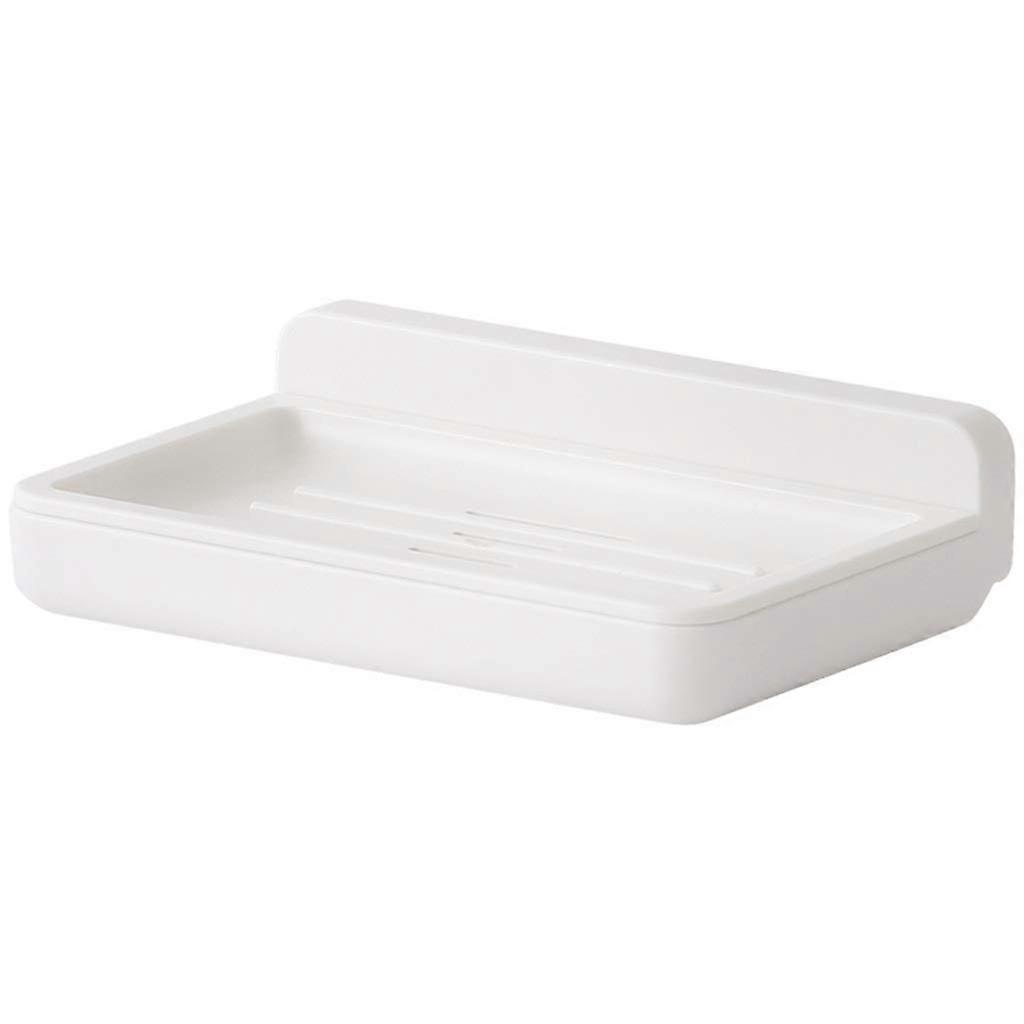 Wall Mounted Soap Holder with NoDrill Installation, SpaceSaving Bathroom Storage Rack