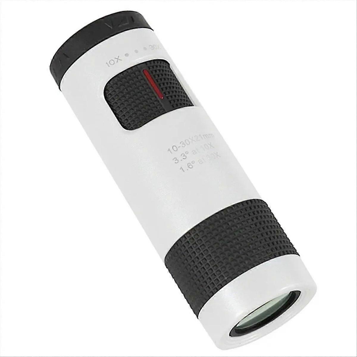 Telescope 10-30x21 Zoom Mini Telescope WHITE