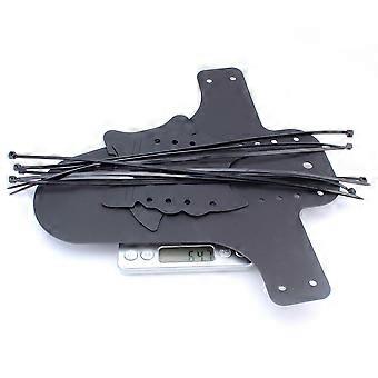 Mountain Bike Mud Guards Front Rear Mudguards for Bike Use Red Set