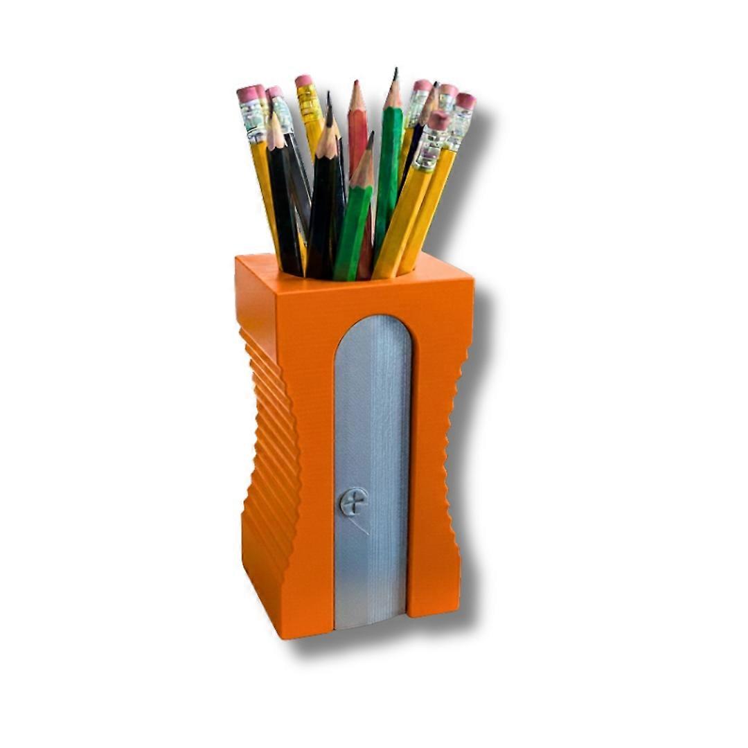 Sharpner Shaped Pen Pencil Holder- Fun Desk Organizer