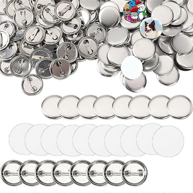 600 Pcs Blank Button Making Supplies for Button Making Machine
