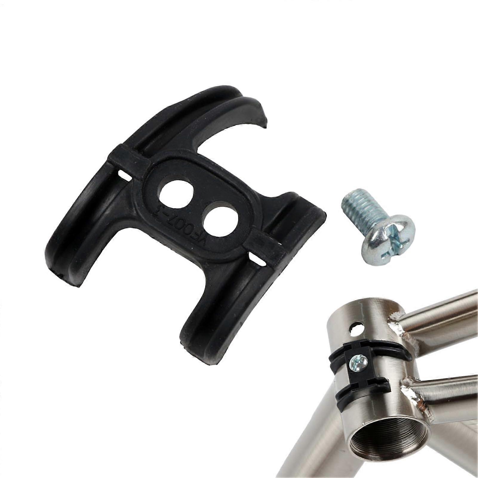 Bottom Bracket Cable Guide with Screws for Smooth Shifting and Tangle Bike Frame Routing