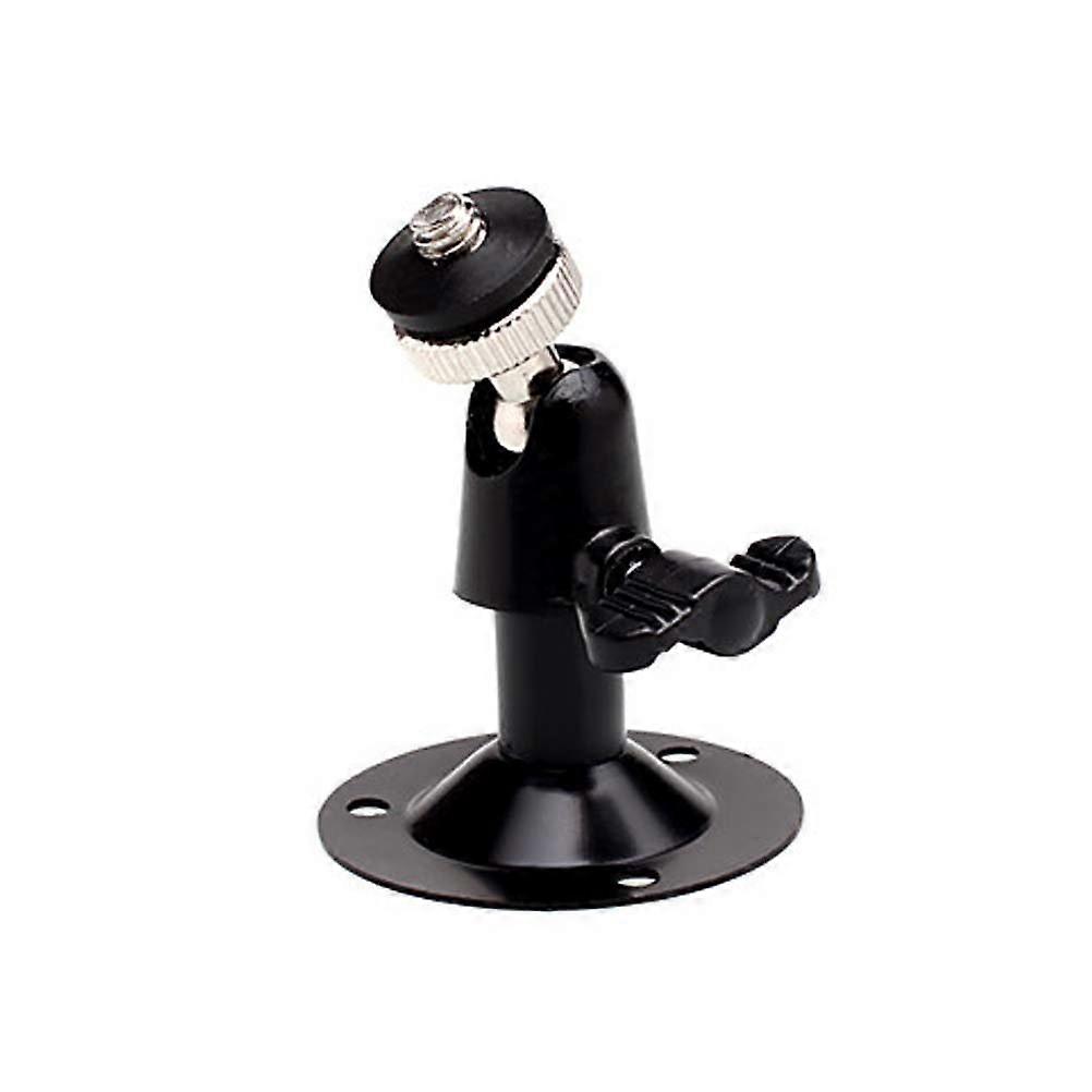 Black CCTV Camera Wall Mount Bracket 4.5cm Base for Secure Position and Easy Installation