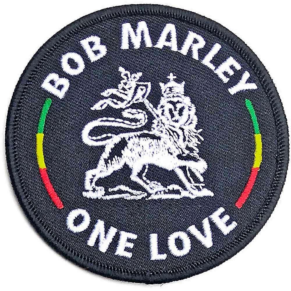 Bob Marley Patch Lion new Official Black
