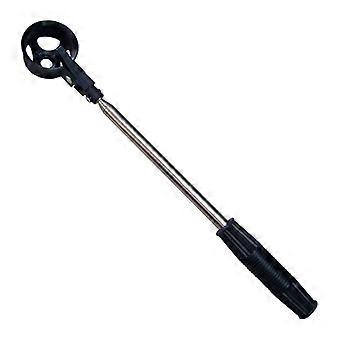Golf Ball Retriever Telescopic Extendable with Automatic Locking Scoop and Non‑Slip Grip