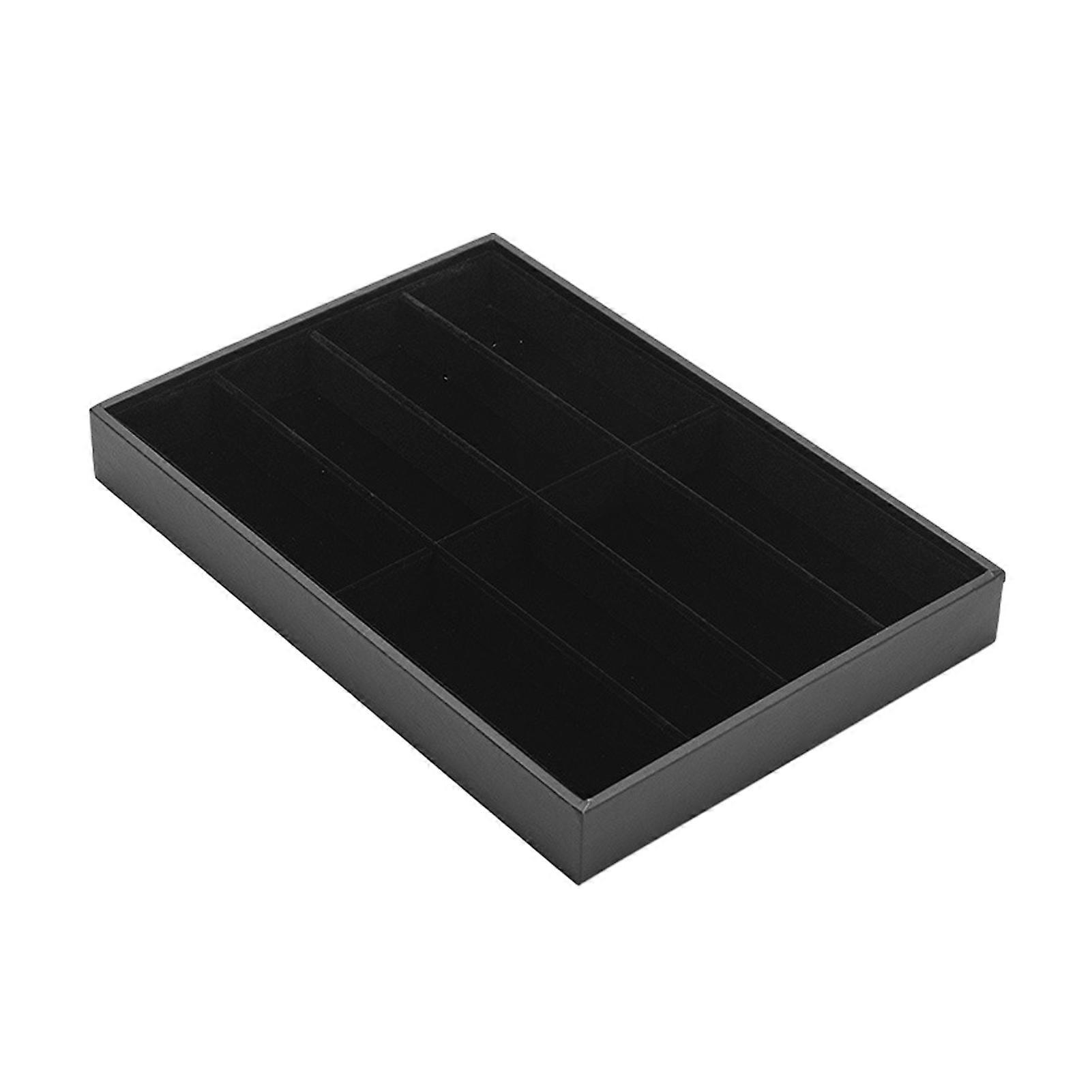 Stackable Eyewear Storage Box with Velvet Lining and 8 Grids for Glasses