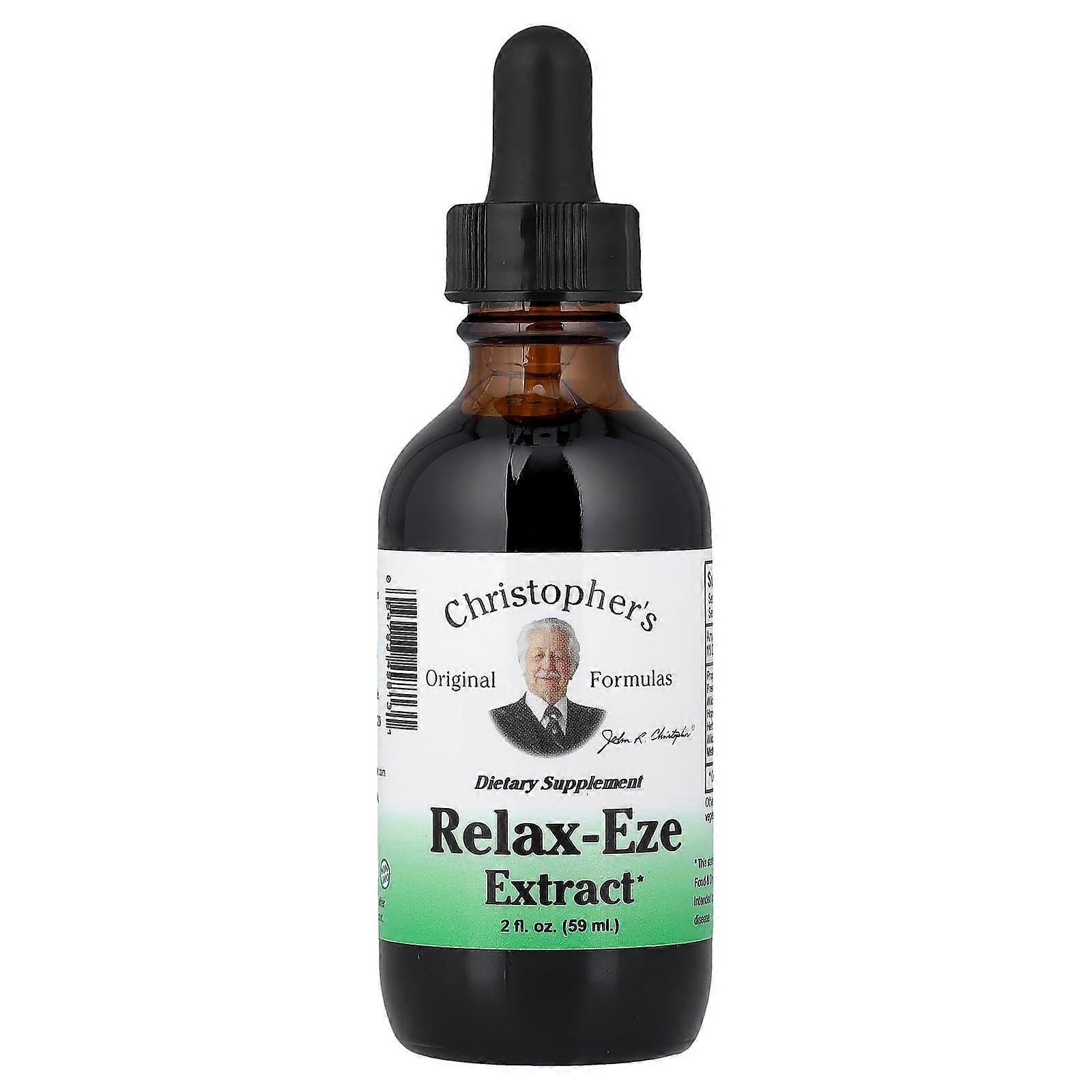 Christopher's Original Formulas, Relax-Eze Extract, 2 fl oz (59 ml)