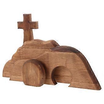 1 Set Die leeren Gräber Osterszene und Kreuz Osterdekoration Osterauferstehungsszene Ornament
