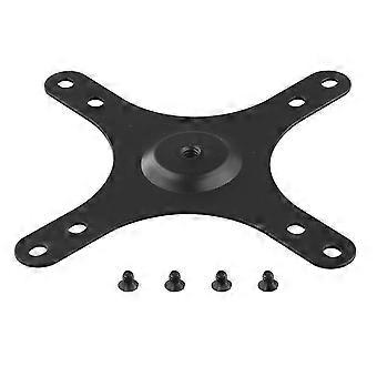 Portable Monitor Mounting Bracket Plate VESA 1/4 Inch Screw Hole to 100x100mm 75x75mm, M4 Screw Set