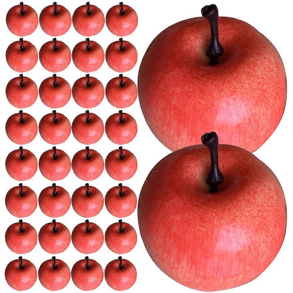 Artificial Apples Decor Simulation Fruit Model for DIY 150Pcs Pack