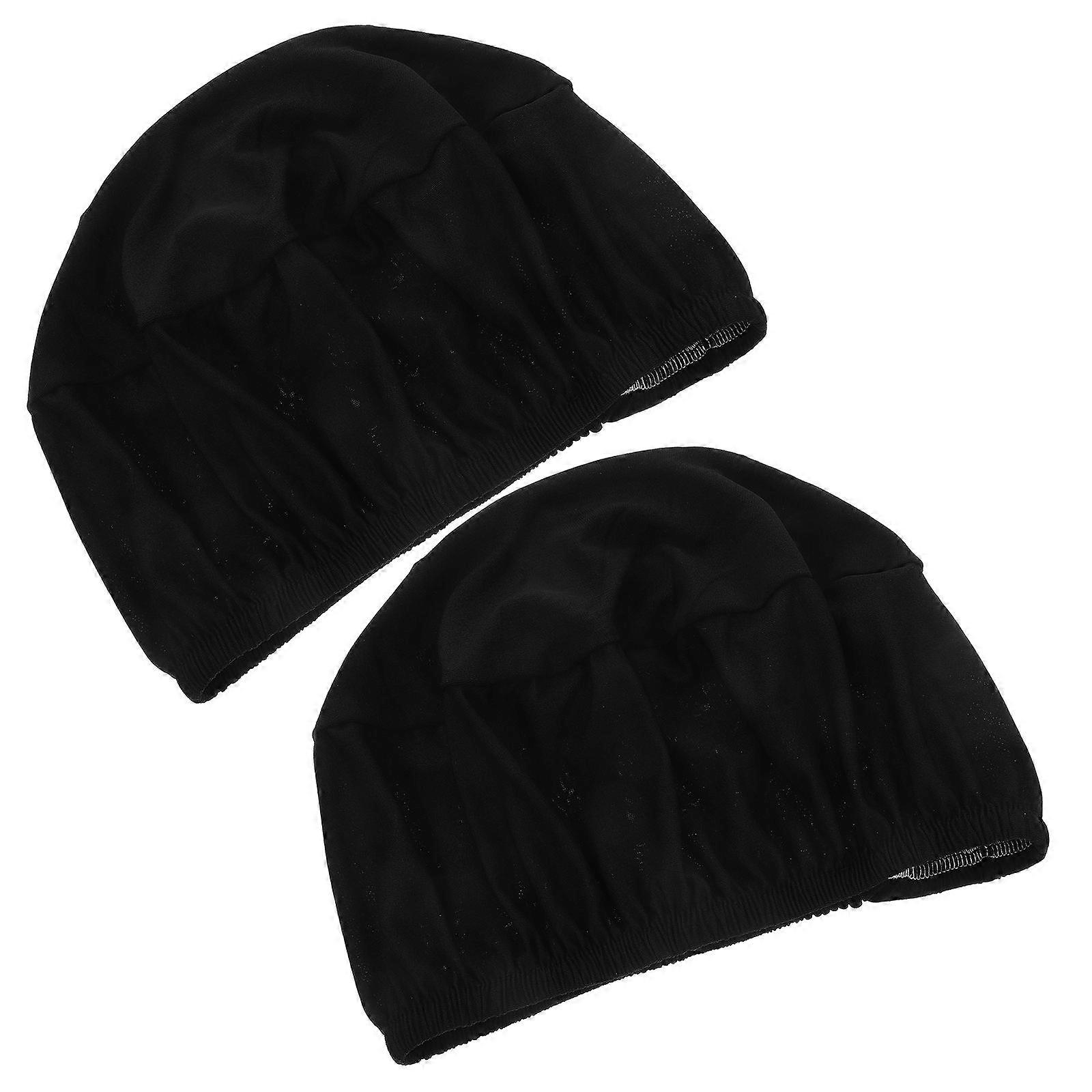 Round Stool Covers Black Stool Slipcovers for Versatile Use 4Pcs