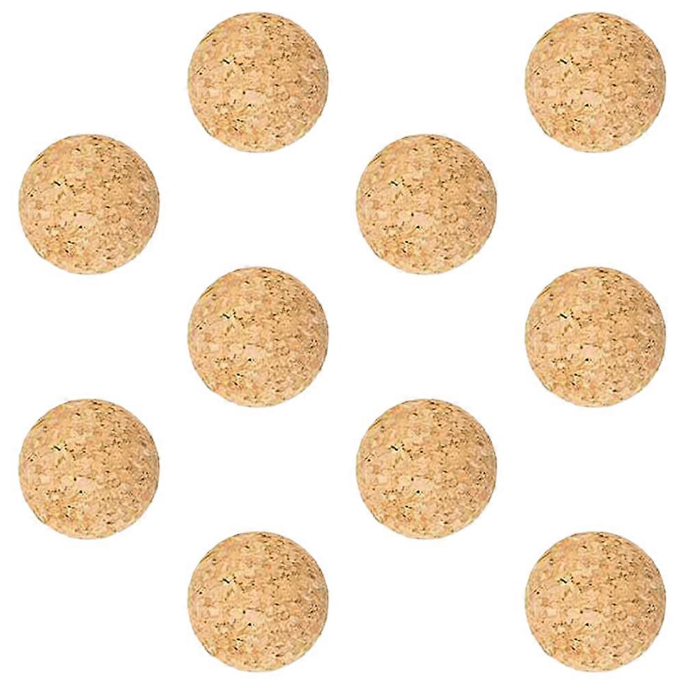 Foosball Cork Solid Wood Replacement Balls for Playing 20Pcs Beige