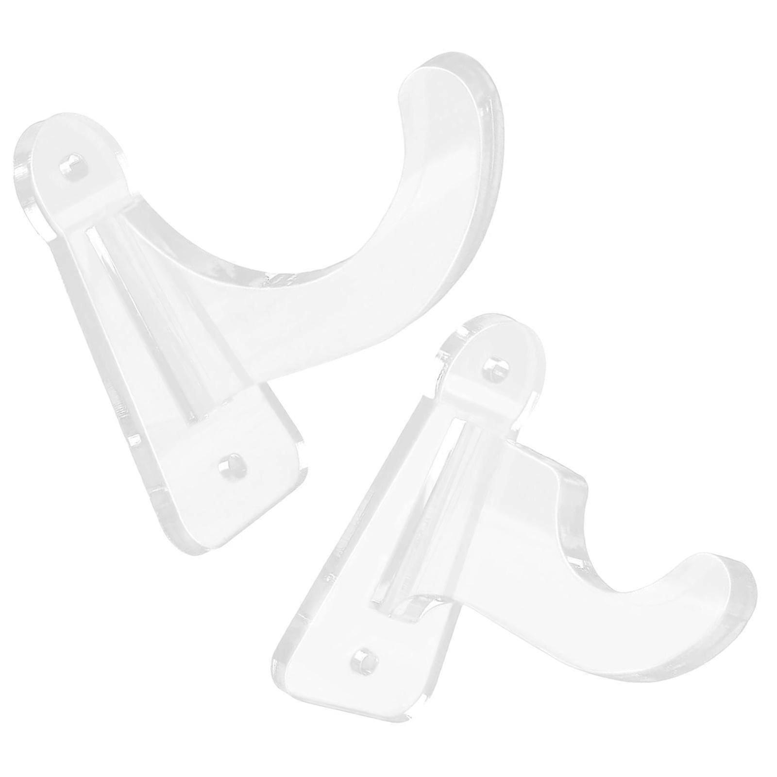 Baseball Bat Holder Acrylic Display for Storage 1Set Wall Mounted